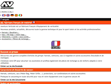 Tablet Screenshot of m.aventureverticale.com